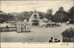 Bethesda Fountain, Central Park Postcard