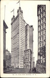 Park Row Building Postcard