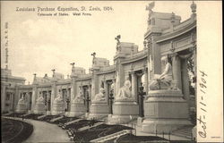 Colonade of States, West Arms St. Louis, MO 1904 St. Louis Worlds Fair Postcard Postcard