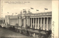 Palace of Education & Social Economy St. Louis, MO 1904 St. Louis Worlds Fair Postcard Postcard