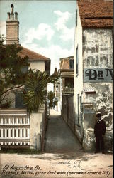 Treasury Street St. Augustine, FL Postcard Postcard