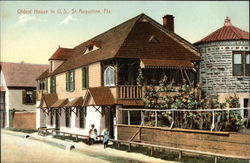 Oldest House in U.S St. Augustine, FL Postcard Postcard