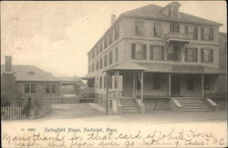 View of Springfield House Nantucket, MA Postcard Postcard