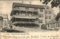 Veranda House Nantucket, MA Postcard Postcard