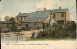 The Jail and House of Correction Nantucket, MA Postcard Postcard