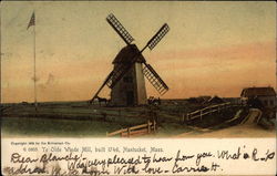 Ye Olde Winde Mill, Built 1746 Postcard