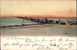 View of The Jetty Nantucket, MA Postcard Postcard