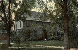 The Gray Old Manse, Immortalized by the Genius of Hawthorne Concord, MA Postcard Postcard