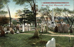 Burial Hill Postcard