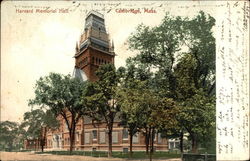 Harvard Memorial Hall Cambridge, MA Postcard Postcard