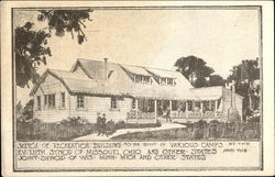 Sketch of Recreation Building Postcard