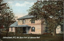 Old Stone Fort at Johnson Hall Johnstown, NY Postcard Postcard