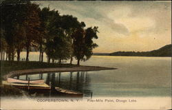 Five-Mile Point, Otsego Lake Cooperstown, NY Postcard Postcard