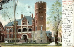 View of Armory Building Postcard