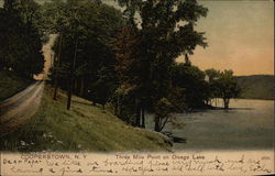 Three Mile Point On Olsego Lake Postcard