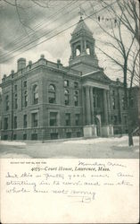 Court House Building Lawrence, MA Postcard Postcard