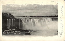 Canadian Falls, Maid of the Mist Niagara Falls, NY Postcard Postcard