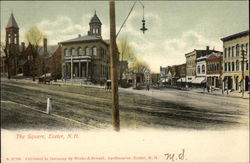 View of the Square Postcard