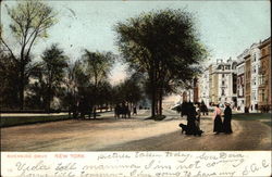 Looking Along Riverside Drive New York, NY Postcard Postcard