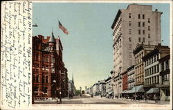 Lower Genesee Street Utica, NY Postcard Postcard