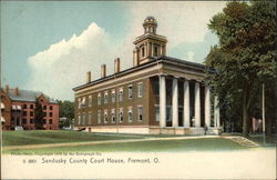 Sandusky County Court House Fremont, OH Postcard Postcard