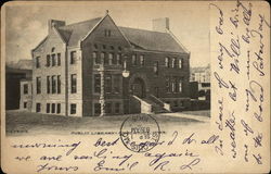 Public Library Building Postcard