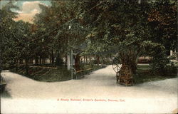 A Shady Retreat, Elitch's Gardens Denver, CO Postcard Postcard