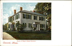 Home of Ralph Waldo Emerson Postcard