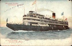 Whaleback Steamer "Christopher Columbus" Steamers Postcard Postcard