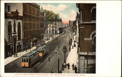 Main Street Looking North from State Street Postcard