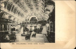 Foyer, Hotel Walton Philadelphia, PA Postcard Postcard