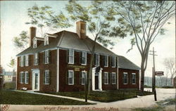 Wright Tavern - Built 1747 Concord, MA Postcard Postcard