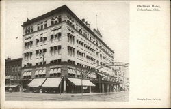 Hartman Hotel Columbus, OH Postcard Postcard