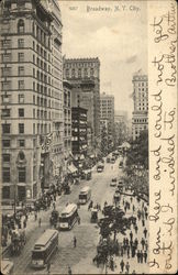 Broadway New York, NY Postcard Postcard