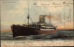 R.P.D. "Grosser Kurfurst" Steamers Postcard Postcard