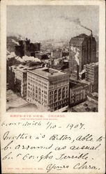 Bird's-Eye View of City Postcard