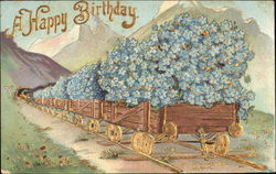 Happy Birthday Postcard Postcard