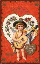 To My Valentine Cupid Postcard Postcard