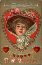 To My Valentine Women Postcard Postcard