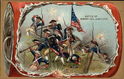 Battle of Bunker Hill Patriotic Postcard Postcard