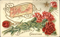 Birthday Greeting Postcard