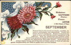 September Astrology & Zodiac Postcard Postcard