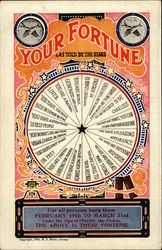 Your fortune as told by the stars Astrology & Zodiac Postcard Postcard