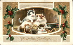 Christmas Greetings Postcard