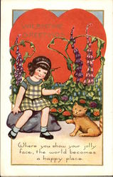 Valentine Greetings Postcard