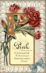 Pink: Pure and Ardent Love Postcard