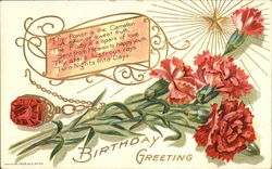 Birthday Greeting Postcard