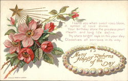 Many Happy Returns of the Day Birthday Postcard Postcard