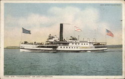 Steamer Ticonderoga on Lake Champlain Postcard