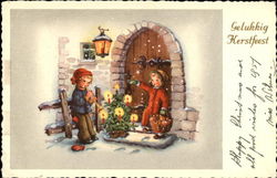 Gelukkig Kerstfeest Postcard Postcard